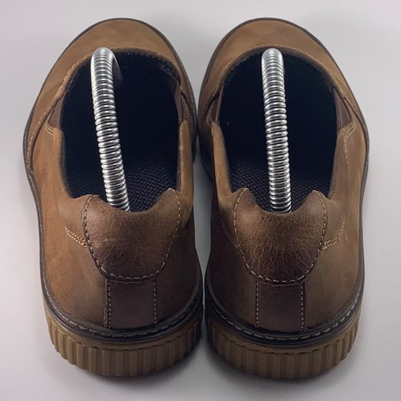 Johnston & Murphy Wallace Slip-On Leather Nubuck Brown (25-2820) Men's Size 9 - Picture 4 of 9